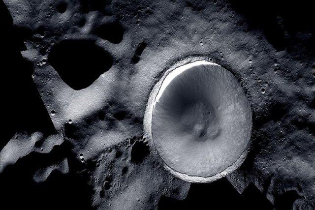 تصویری حیرت‌انگیز از نیمه پنهان ماه